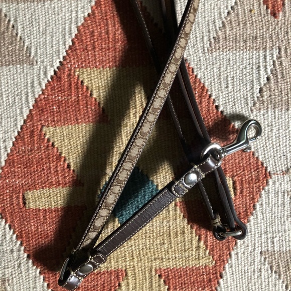 Coach logo dog leash NWOT